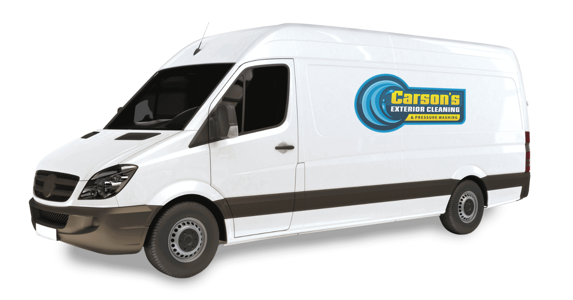 Carsons Exterior Cleaning Pressure Washing van